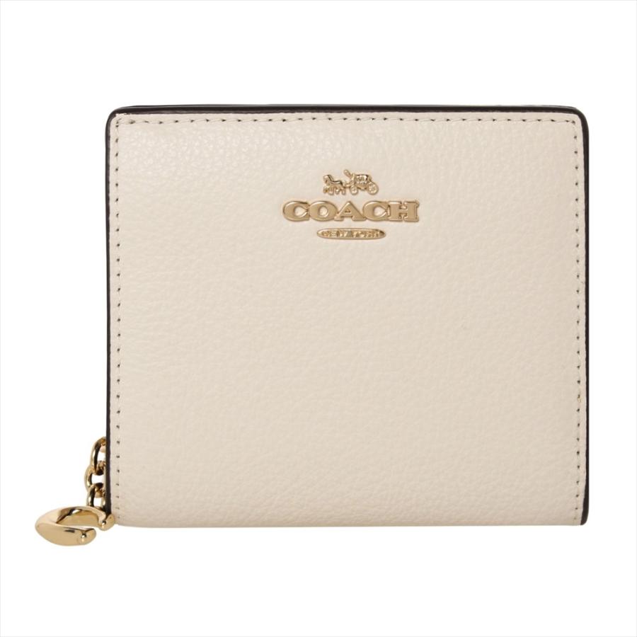コーチアウトレット 二つ折り財布 C2862 COACH OUTLET／プレゼント 誕生日 記念日 クリスマス お祝い 母の日 白 ベージュ 茶 ポイント利用 爆買 | COACH | 01