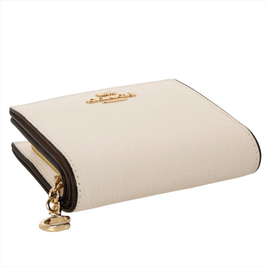 コーチアウトレット 二つ折り財布 C2862 COACH OUTLET／プレゼント 誕生日 記念日 クリスマス お祝い 母の日 白 ベージュ 茶 ポイント利用 爆買 | COACH | 06