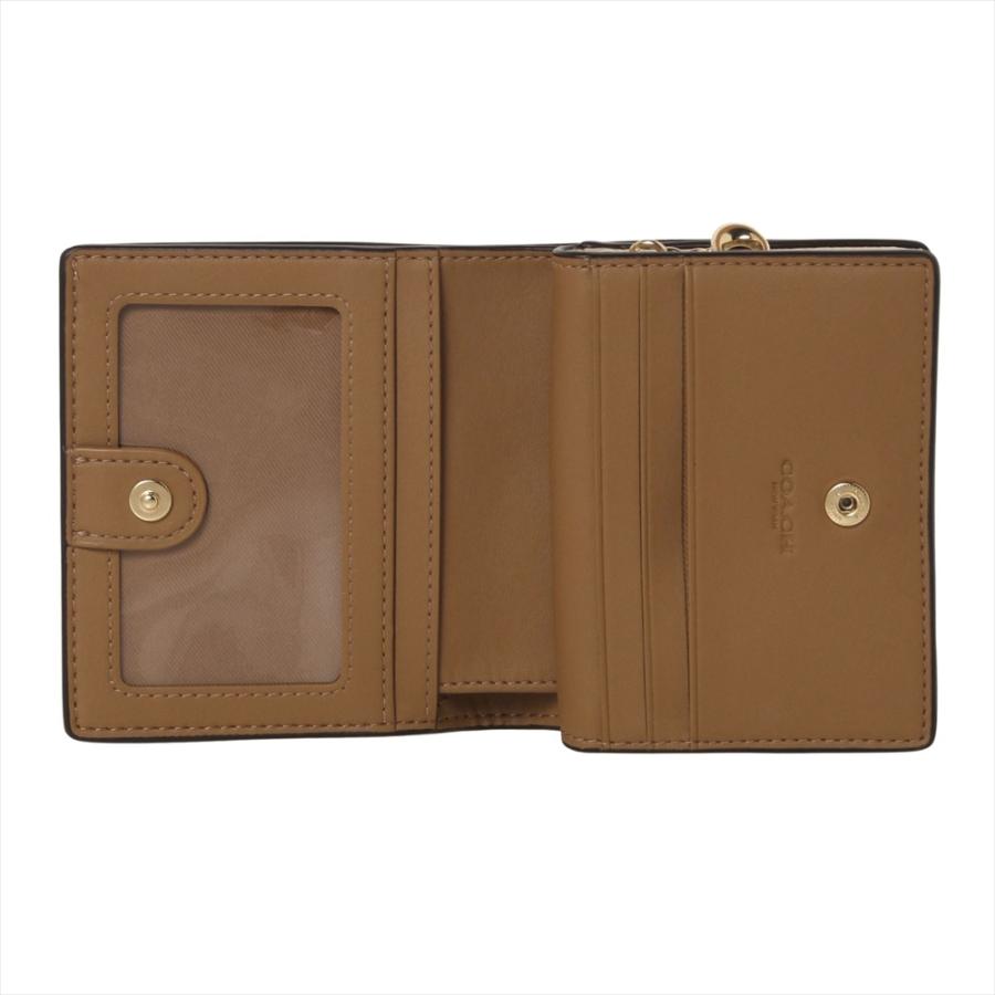 コーチアウトレット 二つ折り財布 C2862 COACH OUTLET／プレゼント 誕生日 記念日 クリスマス お祝い 母の日 白 ベージュ 茶 ポイント利用 爆買 | COACH | 07