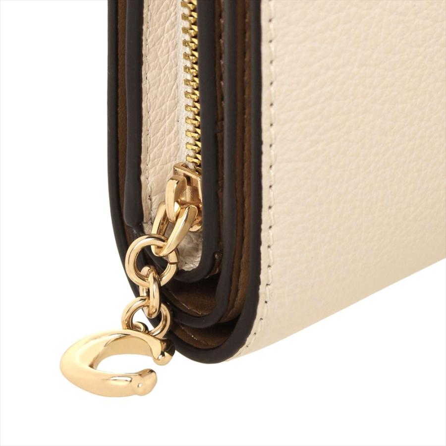 コーチアウトレット 二つ折り財布 C2862 COACH OUTLET／プレゼント 誕生日 記念日 クリスマス お祝い 母の日 白 ベージュ 茶 ポイント利用 爆買 | COACH | 09