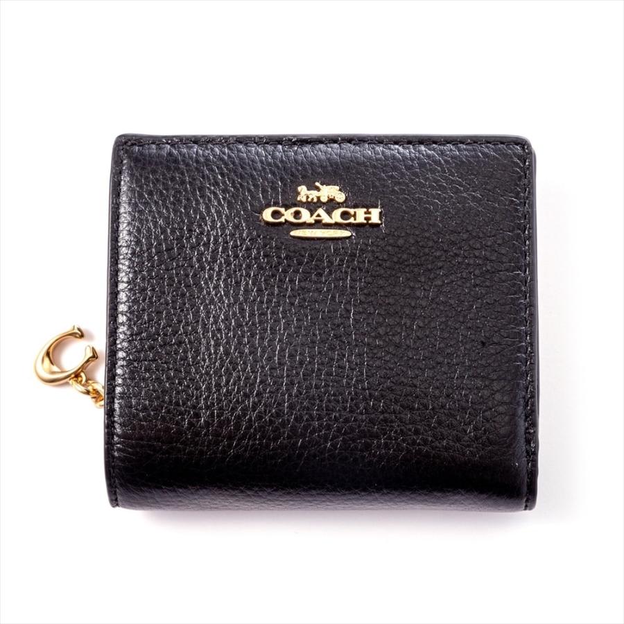 コーチ アウトレット COACH OUTLET 二つ折り財布 C2862 IMBLK ブラック