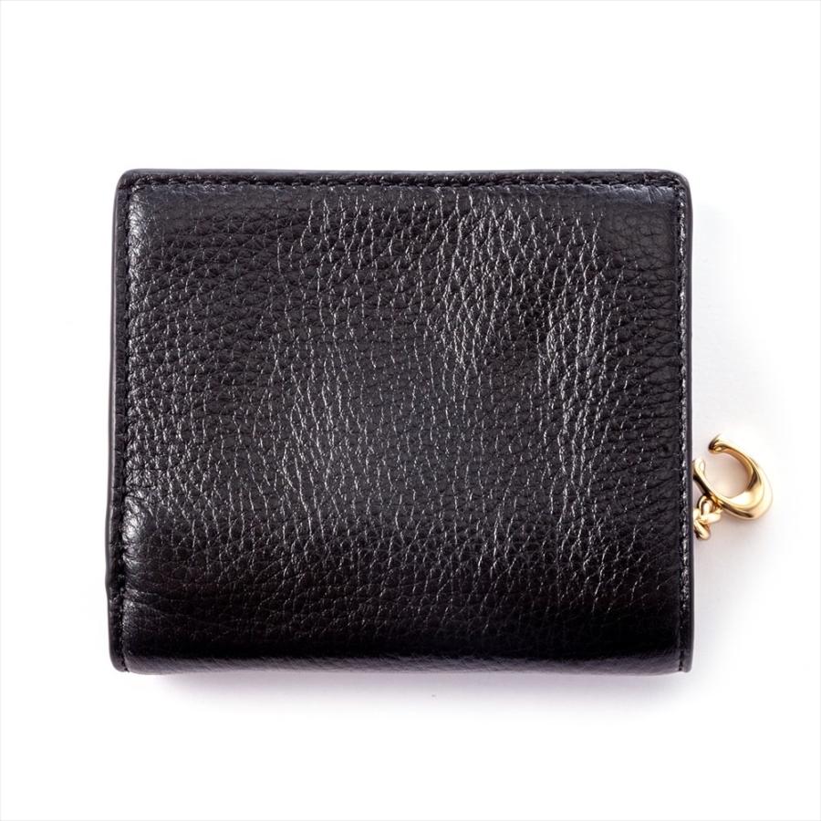 コーチ アウトレット COACH OUTLET 二つ折り財布 C2862 IMBLK ブラック