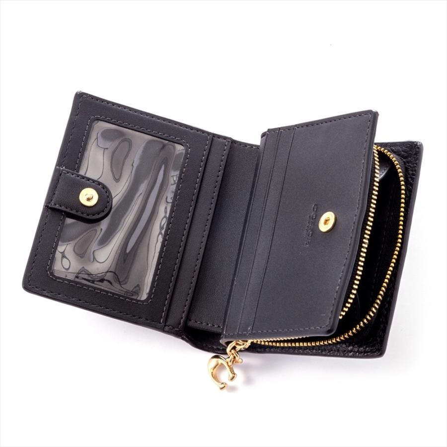 コーチ アウトレット COACH OUTLET 二つ折り財布 C2862 IMBLK ブラック