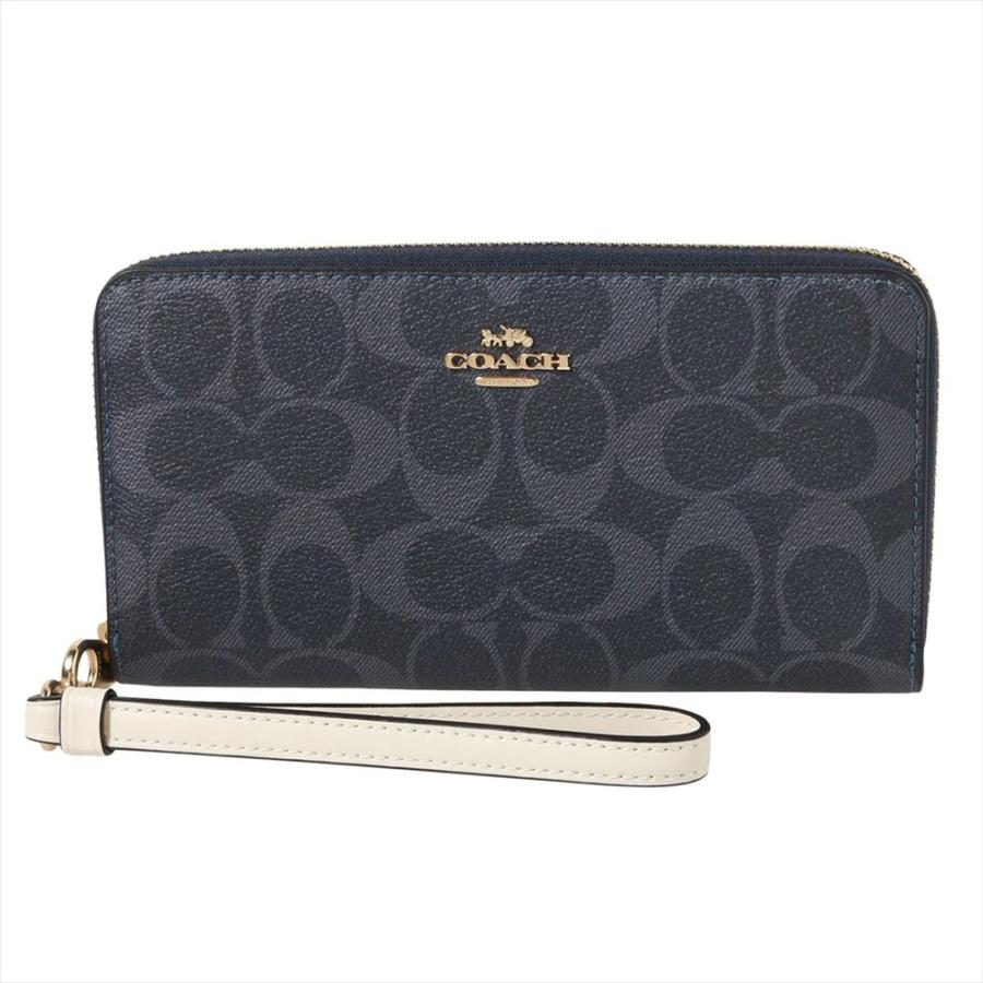 【確実正規品】COACH 長財布　新品未使用　C4452 COACH（コーチ） 財布 長財布 レディース C4452 COACH OUTLET ラウンド