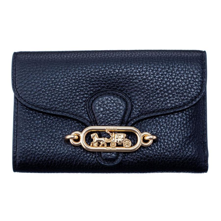 COACH（コーチ） アウトレット 二つ折り財布 88099 IMBLK JADE MEDIUM