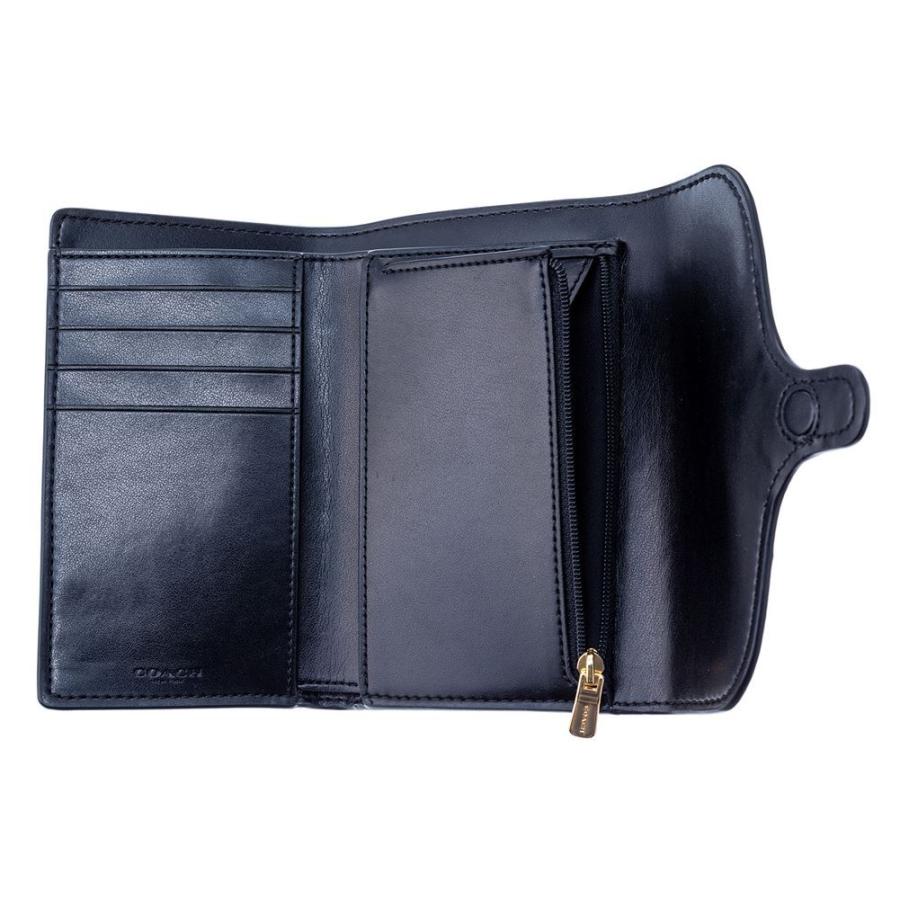 COACH（コーチ） アウトレット 二つ折り財布 88099 IMBLK JADE MEDIUM