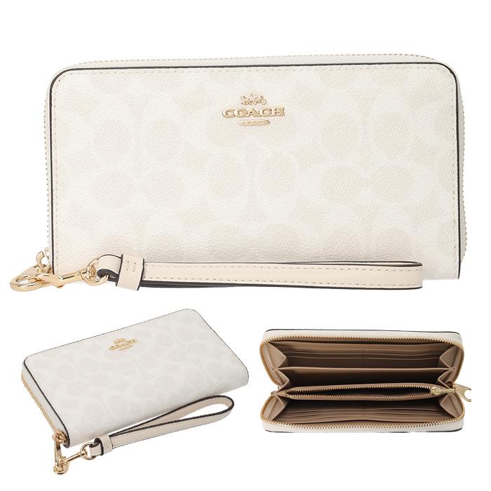 コーチ COACH 財布 CW778 ストラップ付 シグネチャー アウトレット COACH（コーチ） 財布 長財布 CW778 ストラップ付 シグネチャー