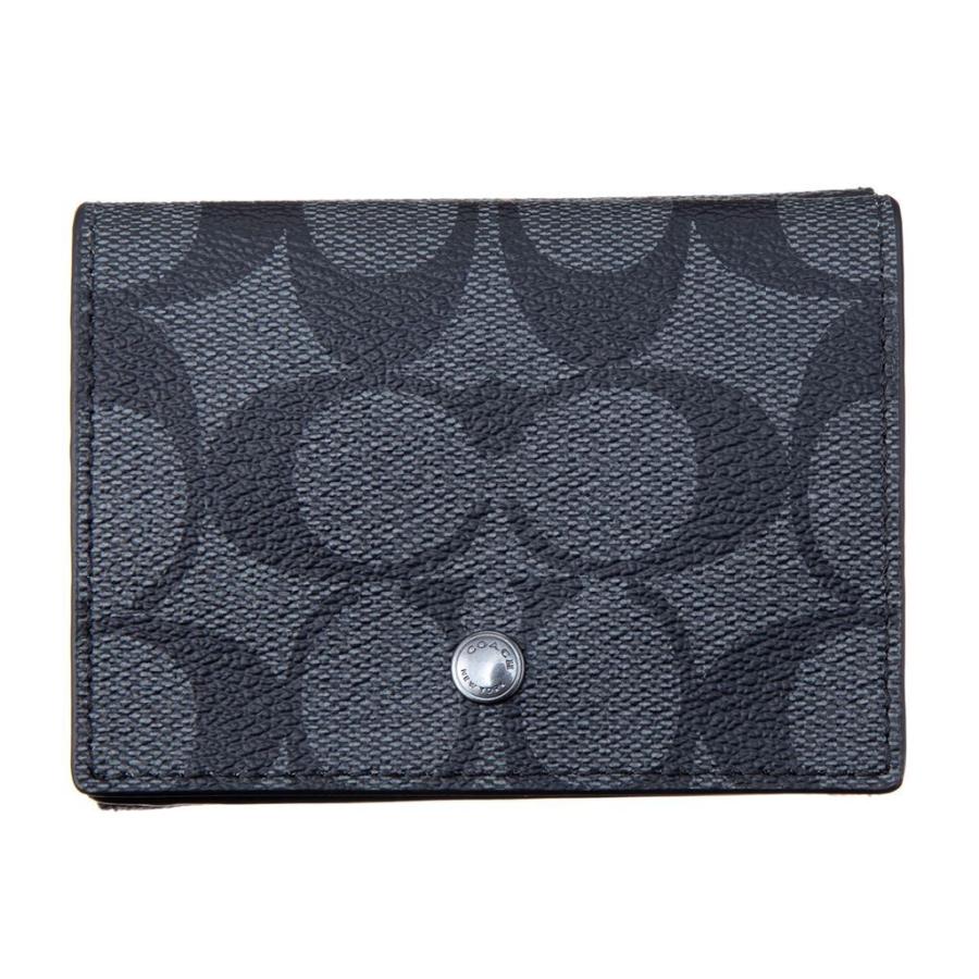 COACH コーチアウトレット 三つ折り財布 F77928 QBO4G チャコール  