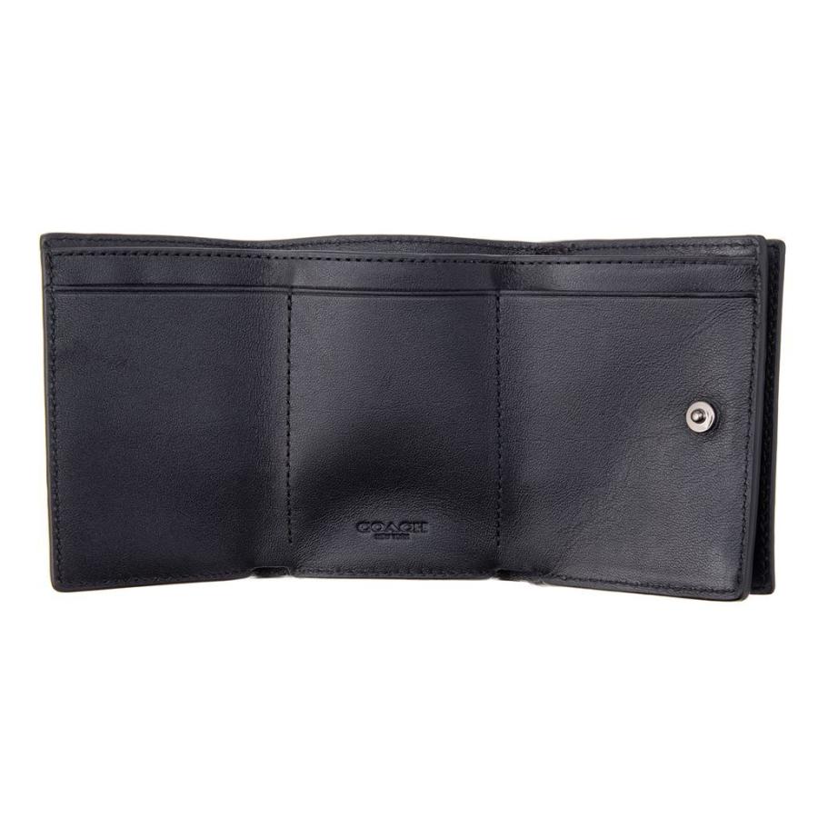 COACH コーチアウトレット 三つ折り財布 F77928 QBO4G チャコール  