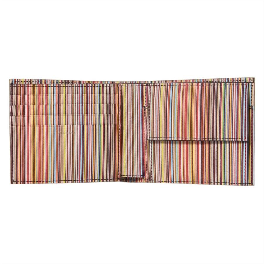 ポールスミス 二つ折り財布 M1A 4833 BMULTI 34-LT GREYISH GREEN LT GREYISH GREEN PAUL SMITH ポイント利用 爆買 | Paul Smith | 04