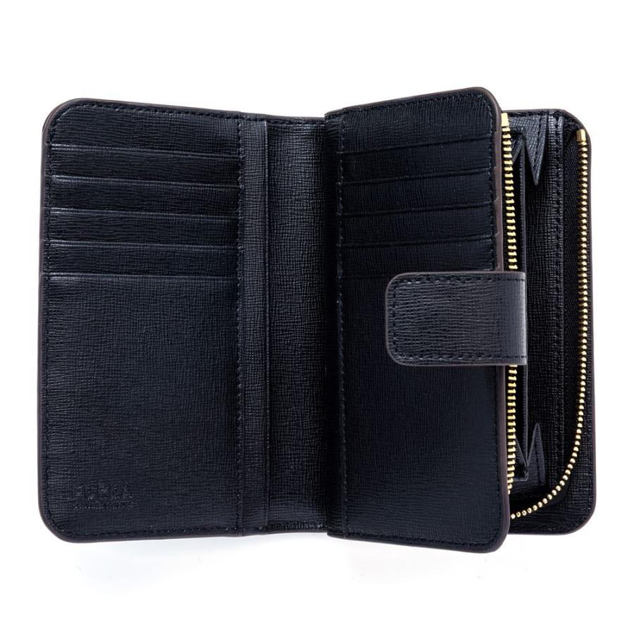 FURLA 二つ折り財布 黒 PCX9UNO B30000 フルラ ブランド財布 訳あり】フルラ Furla 財布 二つ折り財布 バビロン 小銭入れ付き