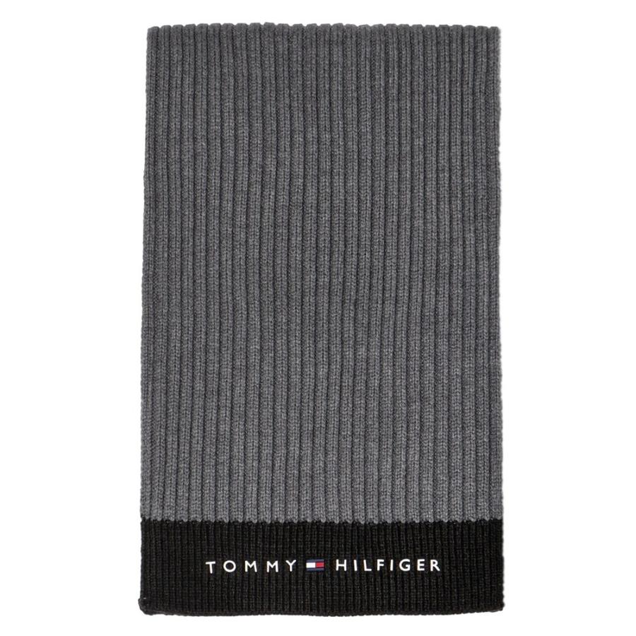 トミーヒルフィガー TOMMY HILFIGER マフラー メンズ TH100047C ブランド ビジネス ロング ユニセックス レディース 秋冬 防寒 グレー ブラウン 爆買 | TOMMY HILFIGER | 04