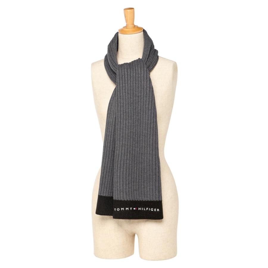 トミーヒルフィガー TOMMY HILFIGER マフラー メンズ TH100047C ブランド ビジネス ロング ユニセックス レディース 秋冬 防寒 グレー ブラウン 爆買 | TOMMY HILFIGER | 11