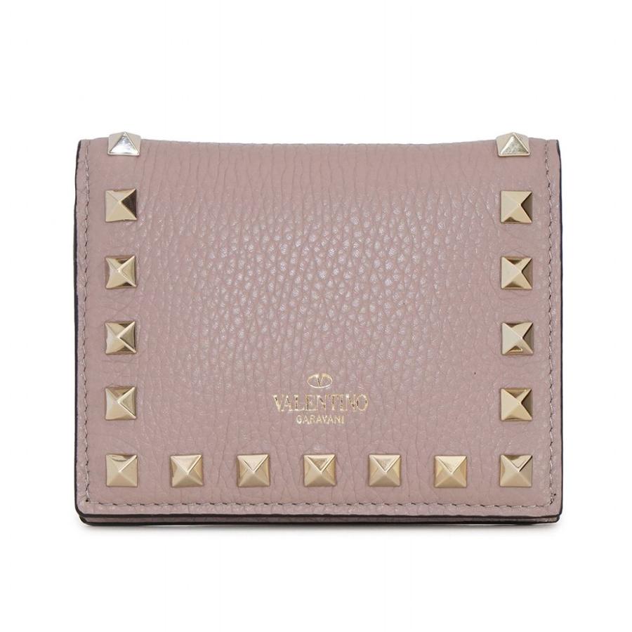 VALENTINO ヴァレンティノ レディース 二つ折り財布 ブラック TW2P0R39 