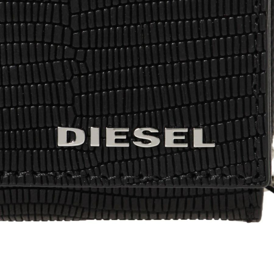 DIESEL ディーゼル 三つ折り財布 X07994 P4073 T8013 BLACK メンズ