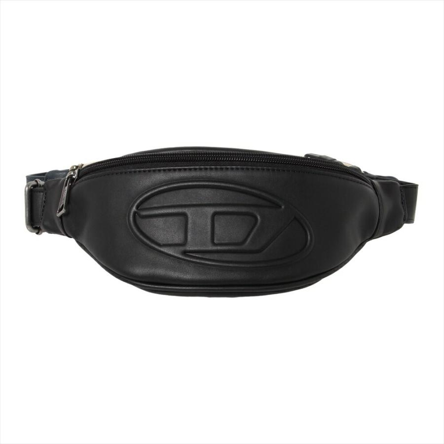 DIESEL ブラックボディバッグ DIESEL（ディーゼル） ボディバッグ X08354 P4445 T8013 Black メンズ
