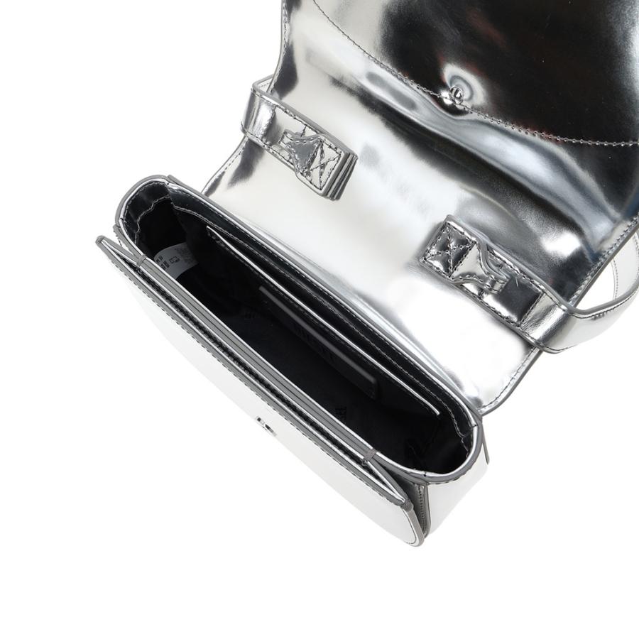 【未使用】ディーゼル 1DR ハンドバッグ 2way X08396 シルバー DIESEL（ディーゼル） バッグ ハンドバッグ 1DR ワンダー ミラーレザー
