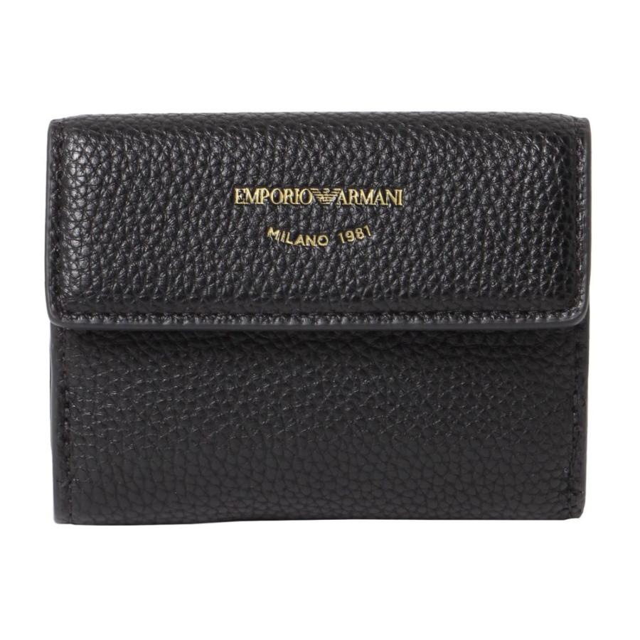 エンポリオアルマーニ 二つ折り財布 Y3H215 YFW9B 80001 Nero メンズ 