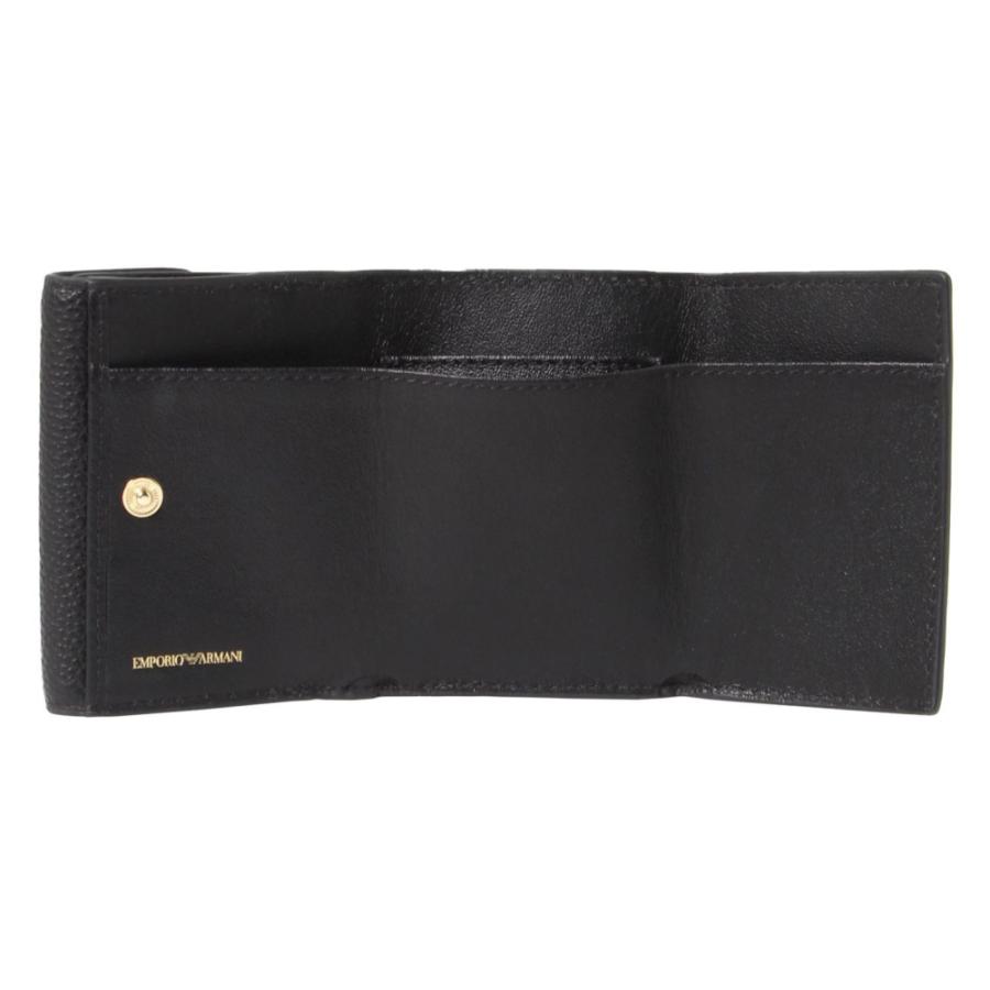 エンポリオアルマーニ 二つ折り財布 Y3H215 YFW9B 80001 Nero メンズ 