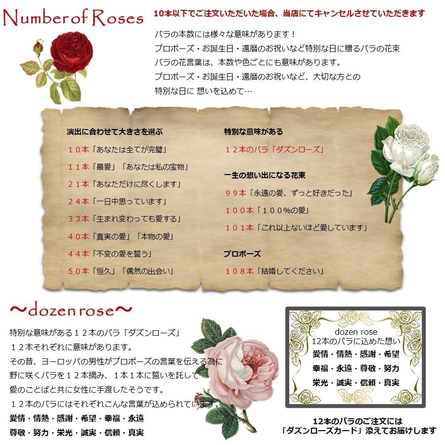 バラ 花束「本数指定で贈るピンクローズ」ピンク 本数指定 生花 誕生日 記念日 ホワイトデー 母の日 父の日 敬老の日 クリスマス |  | 05