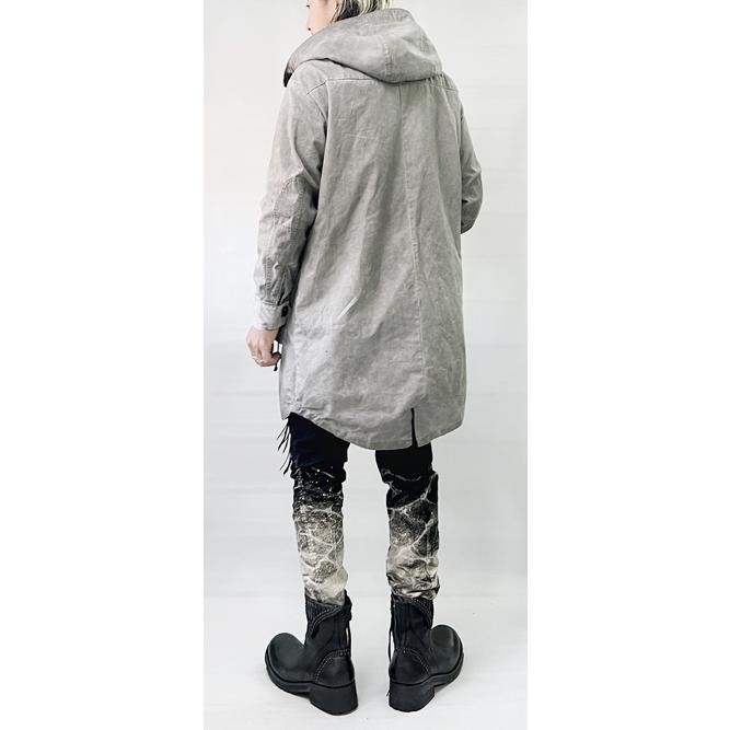 KMRii・ケムリ/Cotton Parachute Mods Coat 03/Charcoal｜offside｜15