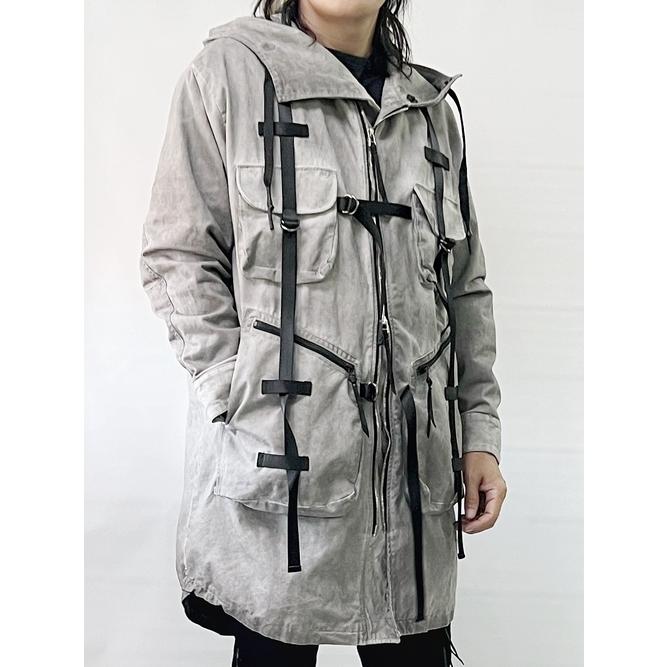 KMRii・ケムリ/Cotton Parachute Mods Coat 03/Charcoal｜offside｜10