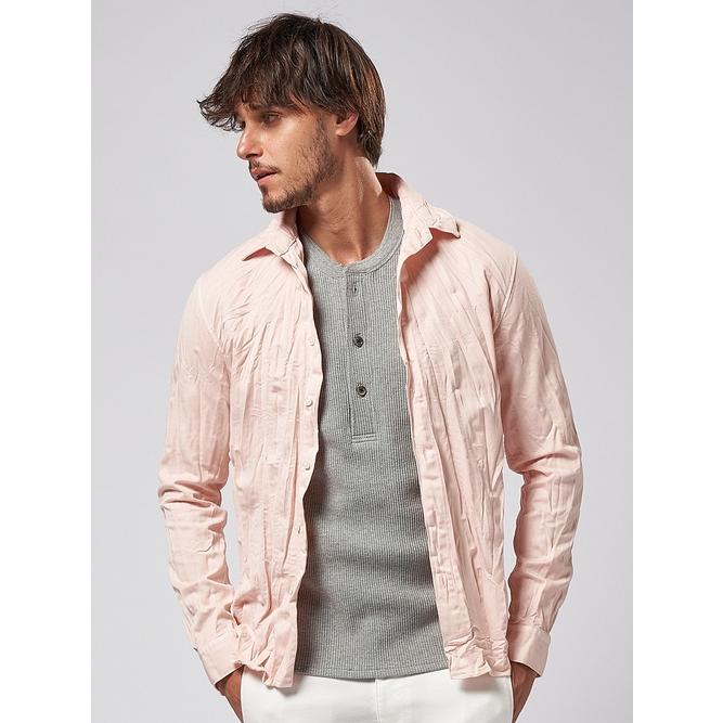 SALE40%OFF/wjk・ダブルジェイケイ/twist wrinkle shirt/l.pink | wjk | 06