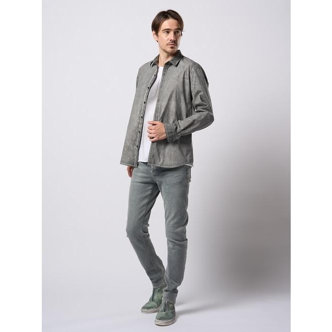 (予約品）2〜3月入荷予定/wjk・ダブルジェイケイ/dyed regular shirt/d.gray | wjk | 12