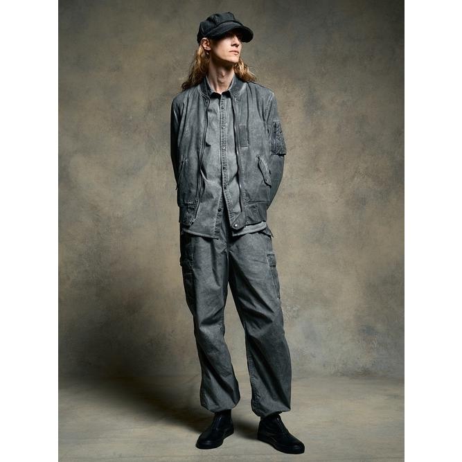 (予約品）2〜3月入荷予定/wjk・ダブルジェイケイ/dyed regular shirt/d.gray | wjk | 08