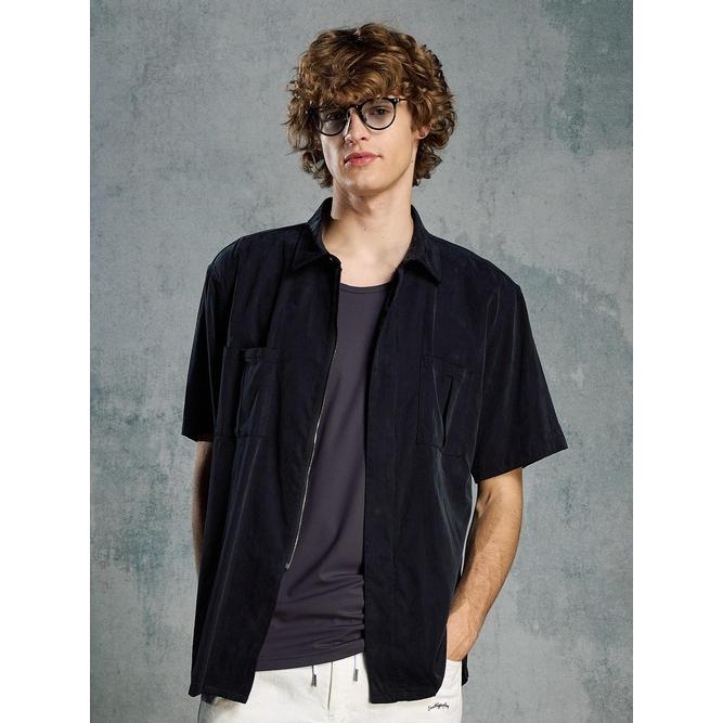 wjk (予約品）5〜6月入荷予定/wjk・ダブルジェイケイ/front-zip shirt