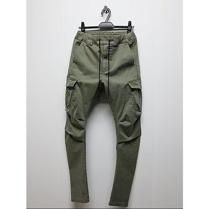 wjk wjk・ダブルジェイケイ/slim easy banana cargo pants/khaki