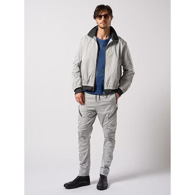 wjk wjk・ダブルジェイケイ/puckering banana teck pants/l.gray