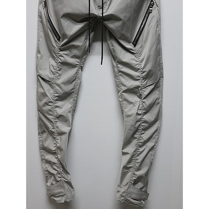 wjk wjk・ダブルジェイケイ/puckering banana teck pants/l.gray