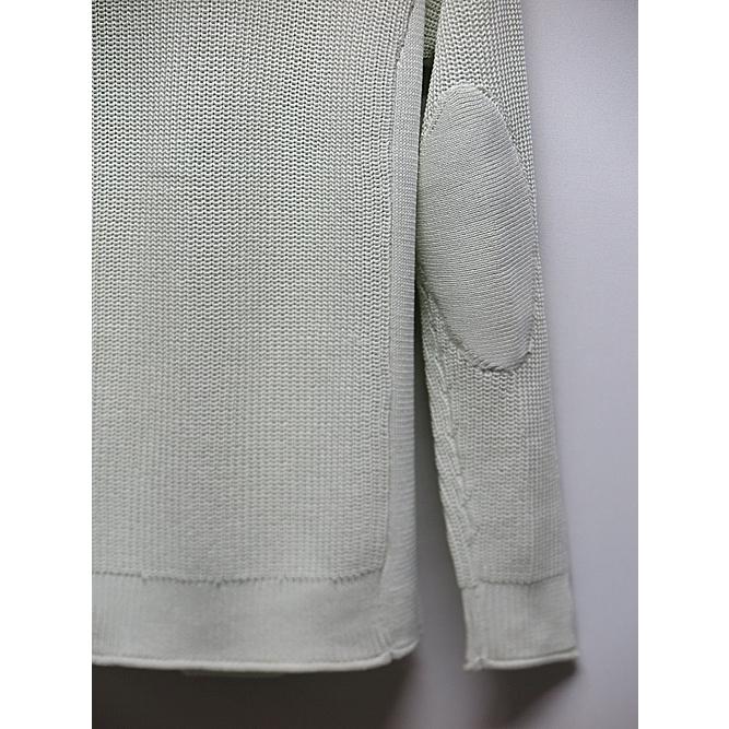 SALE50%OFF/wjk・ダブルジェイケイ/elbow patch cardigan/white SALE50%OFF/wjk・ダブルジェイケイ/elbow patch cardigan/white