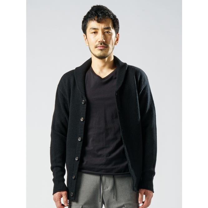 SALE40%OFF/wjk・ダブルジェイケイ/jacquard shawl cardigan/black | wjk | 07