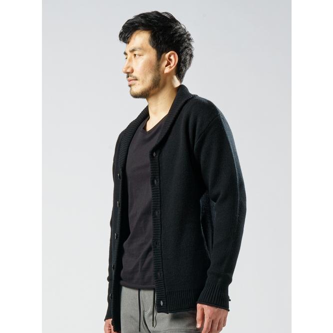 SALE40%OFF/wjk・ダブルジェイケイ/jacquard shawl cardigan/black | wjk | 08