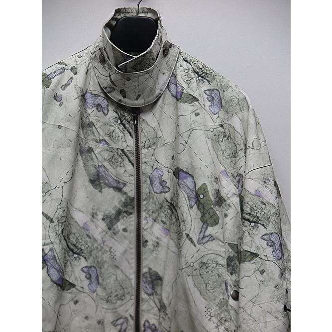 SALE50%OFF/NIL/S・ニルズ/PRINTED PL STRETCH TWILL COAT FOR MALE/OFF WHITE | NILoS | 01