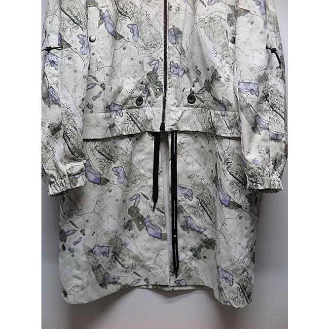 SALE50%OFF/NIL/S・ニルズ/PRINTED PL STRETCH TWILL COAT FOR MALE/OFF WHITE | NILoS | 03