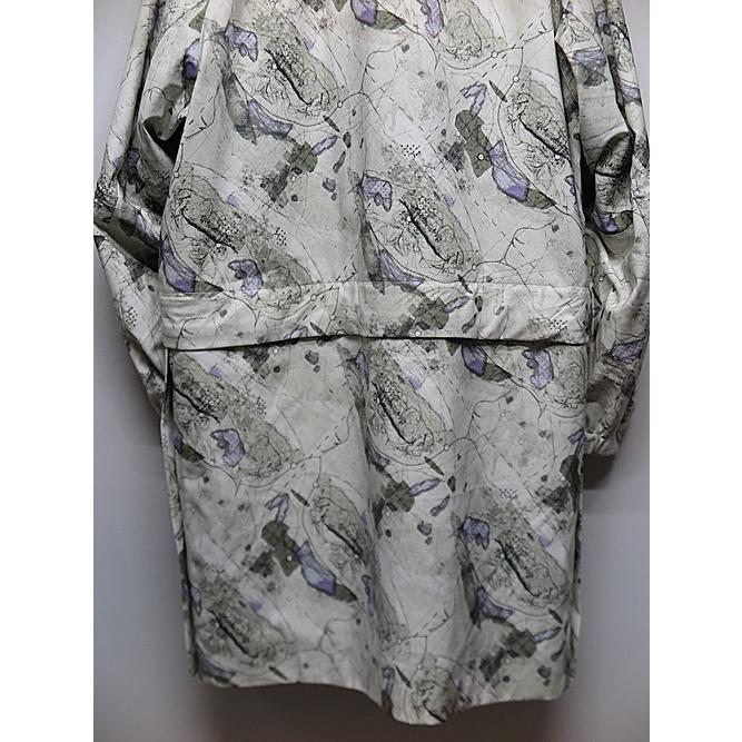 SALE50%OFF/NIL/S・ニルズ/PRINTED PL STRETCH TWILL COAT FOR MALE/OFF WHITE | NILoS | 05