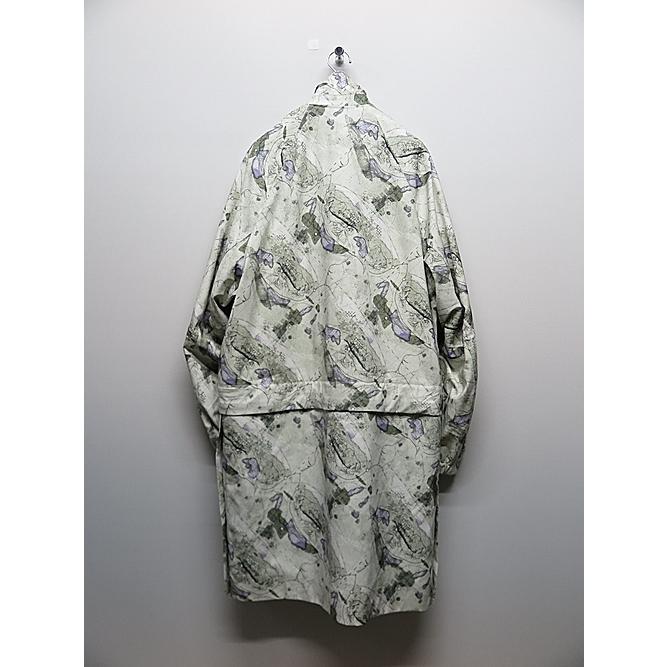 SALE50%OFF/NIL/S・ニルズ/PRINTED PL STRETCH TWILL COAT FOR MALE/OFF WHITE | NILoS | 06