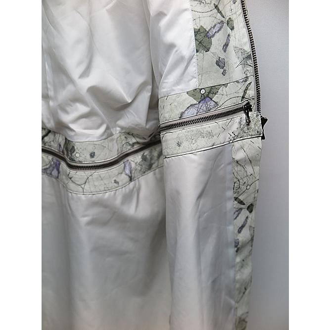 SALE50%OFF/NIL/S・ニルズ/PRINTED PL STRETCH TWILL COAT FOR MALE/OFF WHITE | NILoS | 09