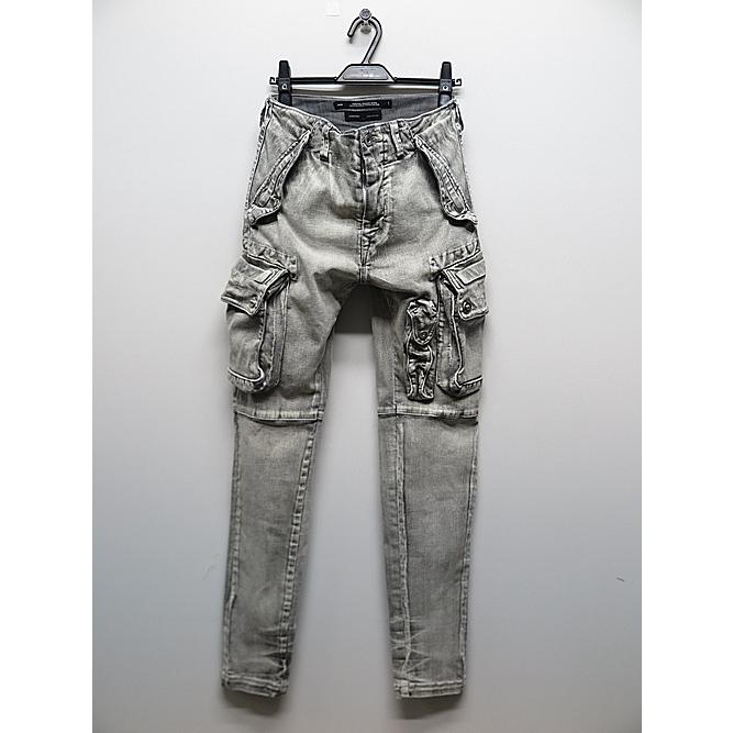 JULIUS・ユリウス/10.5oz STRETCH DENIM TROUSERS/PLASTER : 799pam25