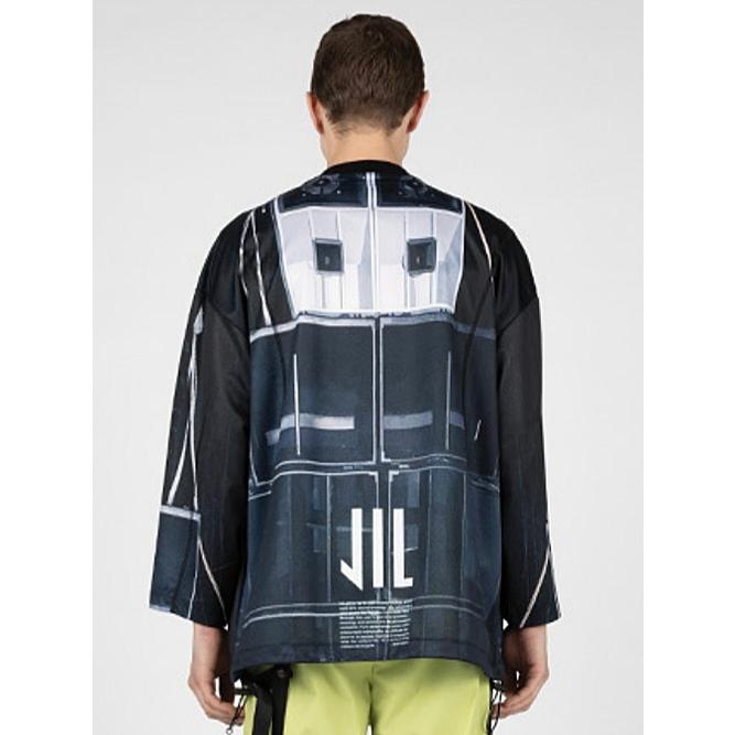 SALE50%OFF/NIL/S・ニルズ/PRINTED POLYESTER RIVER MESH CUT & SEWN/PRINT｜offside｜09