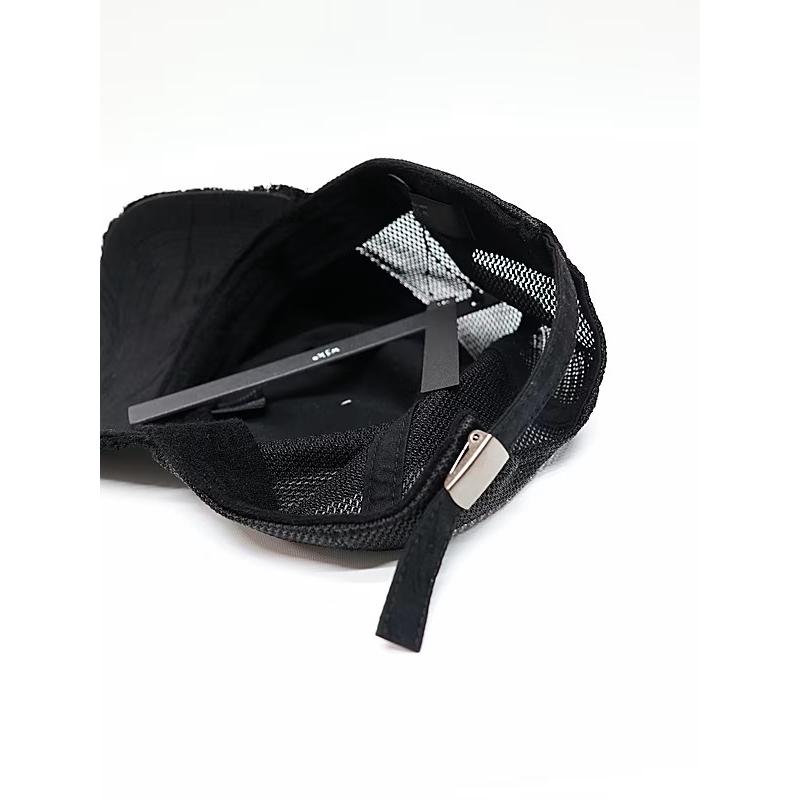 wjk・ダブルジェイケイ/muta コラボレーション "w"uta cut-off mesh cap/deep black | wjk | 10