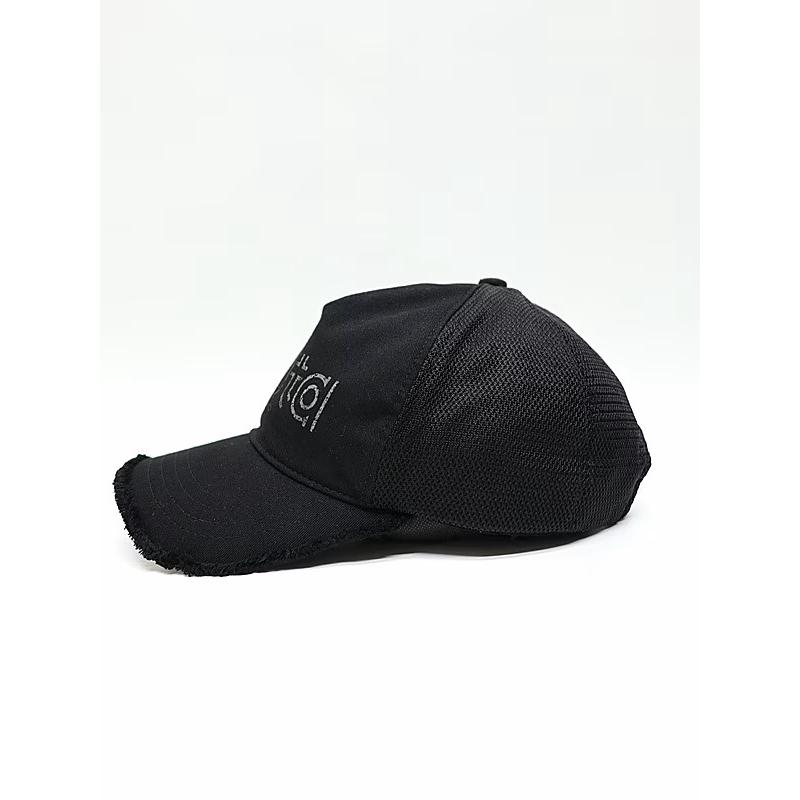 wjk・ダブルジェイケイ/muta コラボレーション "w"uta cut-off mesh cap/deep black | wjk | 06