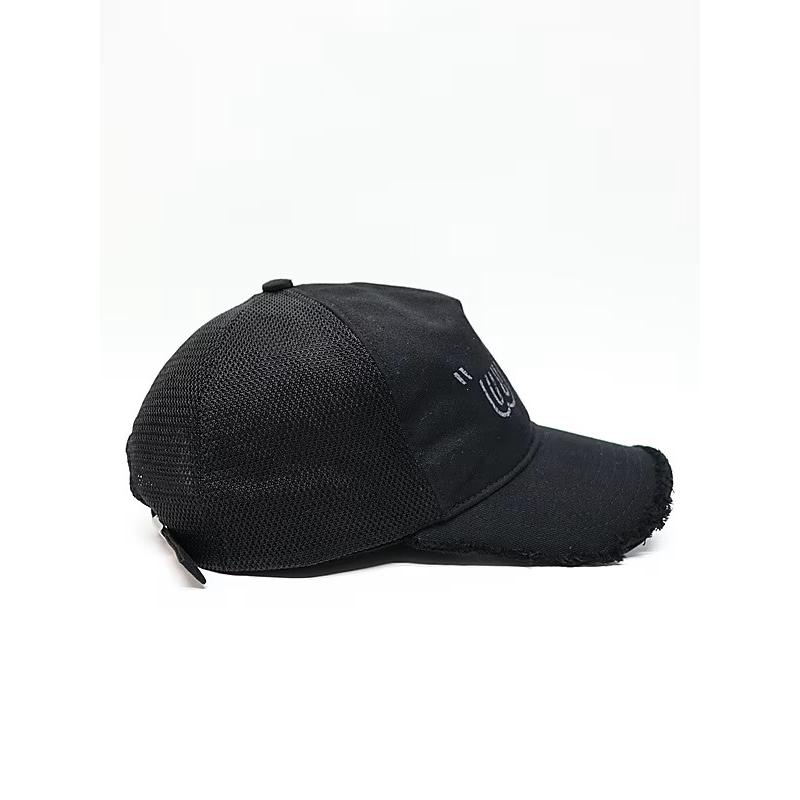 wjk・ダブルジェイケイ/muta コラボレーション "w"uta cut-off mesh cap/deep black | wjk | 08