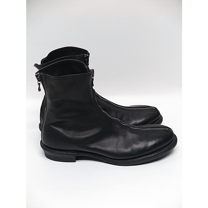 JULIUS・ユリウス/COW SKIN FOOT WEAR/BLACK : 819fwm1-black 