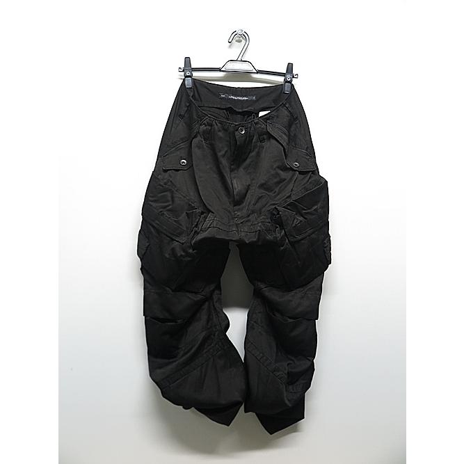 JULIUS・ユリウス/RAYON/COTTON RATINE TROUSERS12/BLACK｜offside｜11
