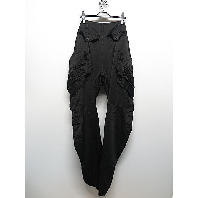 JULIUS・ユリウス/RAYON/COTTON RATINE TROUSERS12/BLACK｜offside｜08
