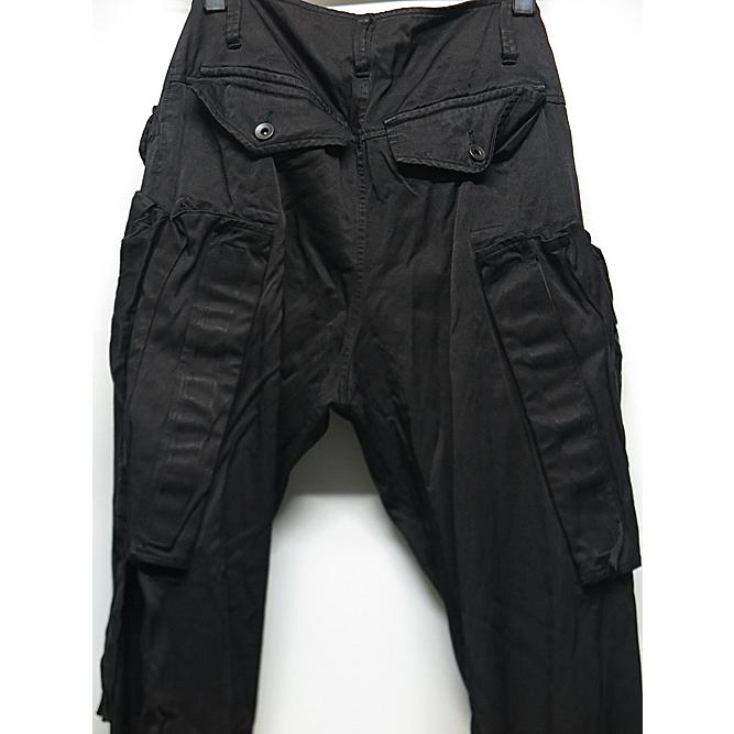JULIUS・ユリウス/RAYON/COTTON RATINE TROUSERS13/BLACK｜offside｜06